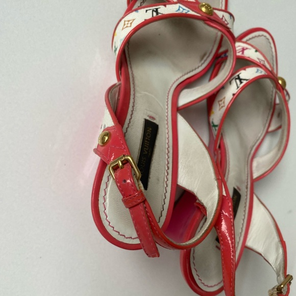 Louis Vuitton pink Multicolor Monogram shoes - Picture 5 of 15